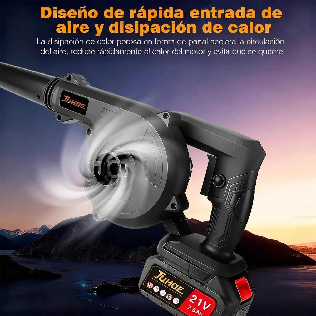 Sopladora y Aspiradora Electrica 2 Baterias