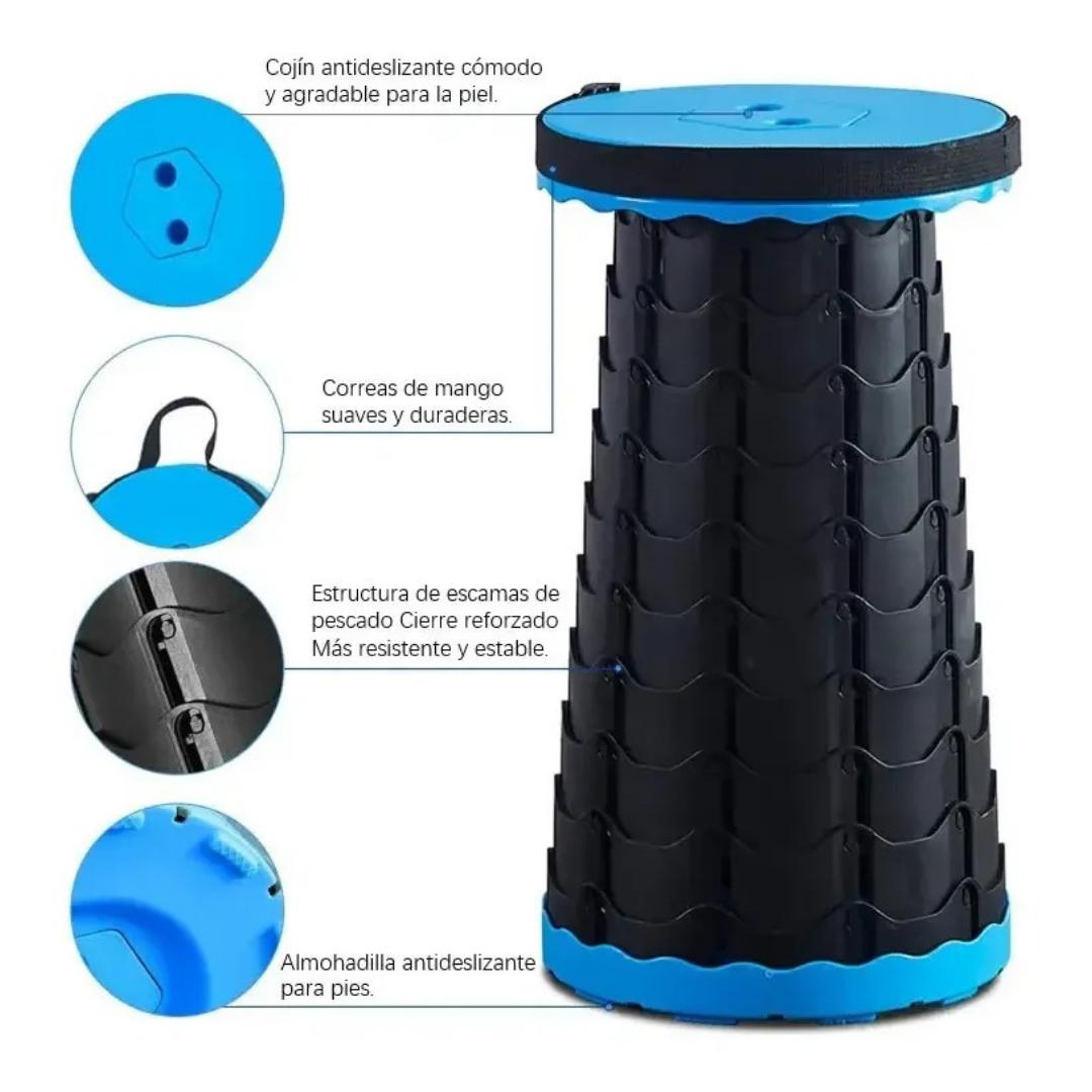 Banco Plegable Ajustable Resistente