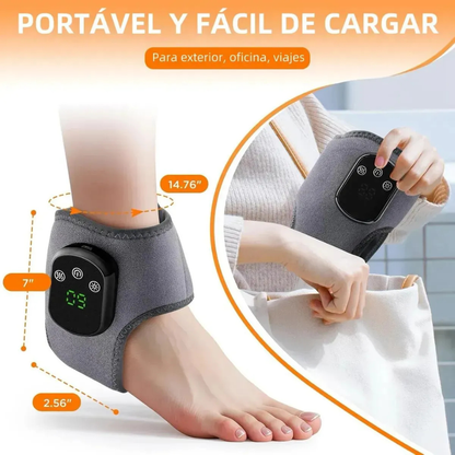 Masajeador de Tobillo Calor y Vibracion
