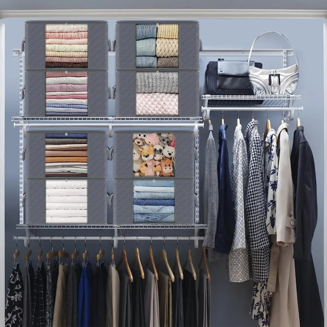 6 Cajas de Almacenamiento Plegables