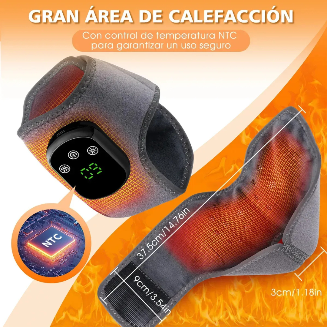 Masajeador de Tobillo Calor y Vibracion