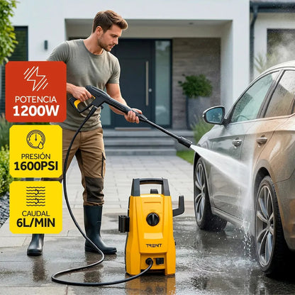 Hidrolavadora Electrica 1200w 1600 Psi Alta Presion