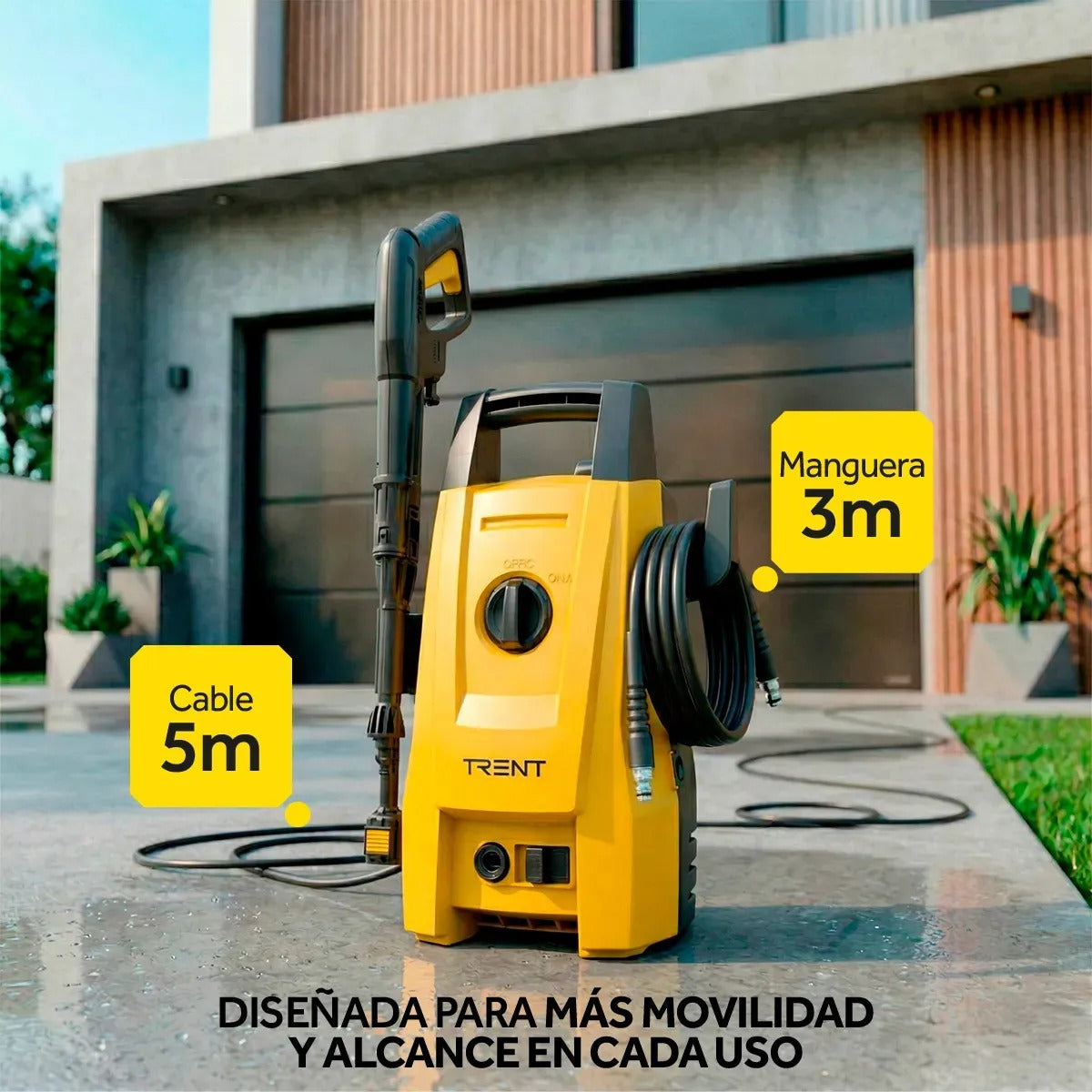 Hidrolavadora Electrica 1200w 1600 Psi Alta Presion
