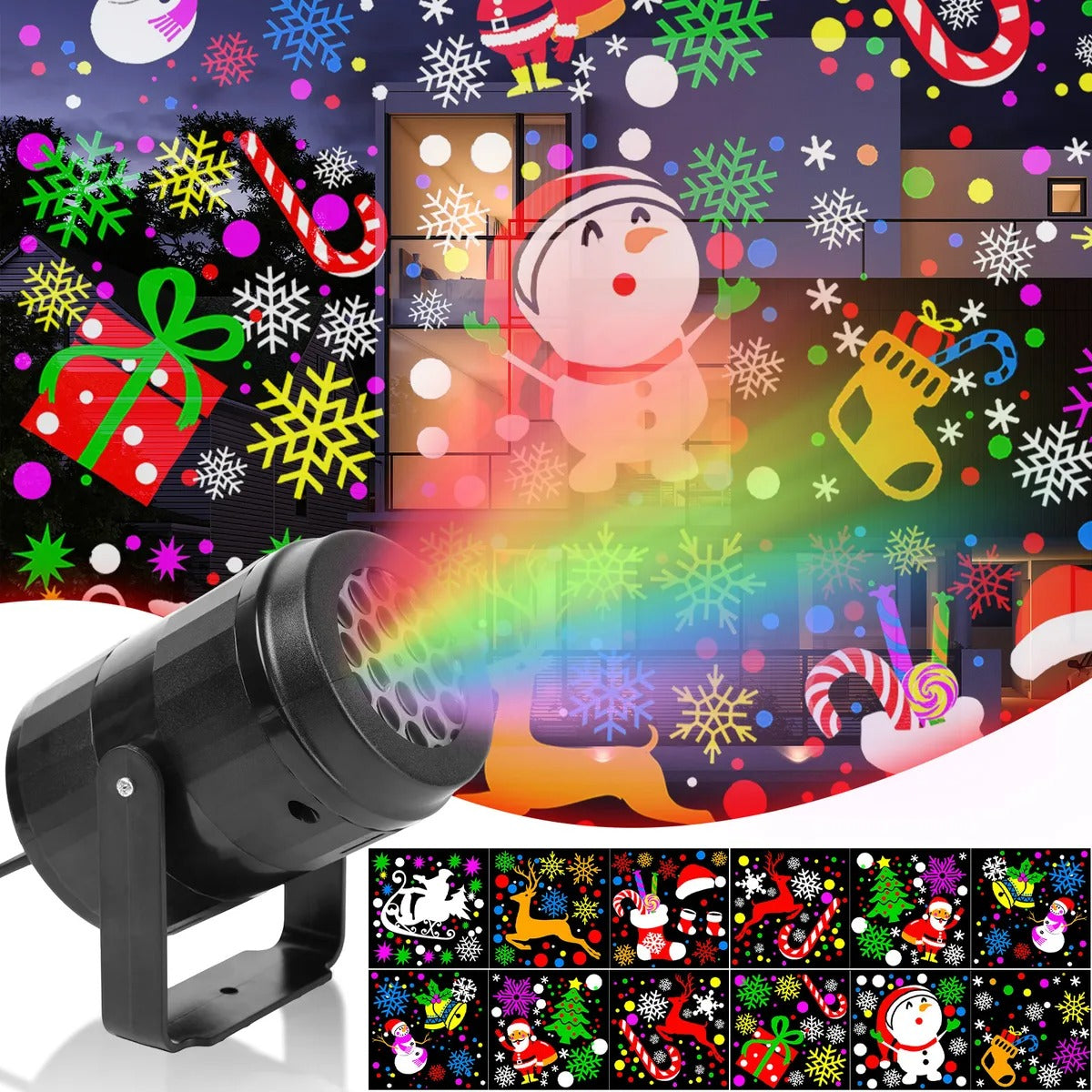 Proyector Navideño Luces Led