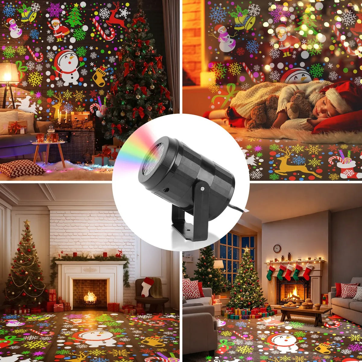Proyector Navideño Luces Led
