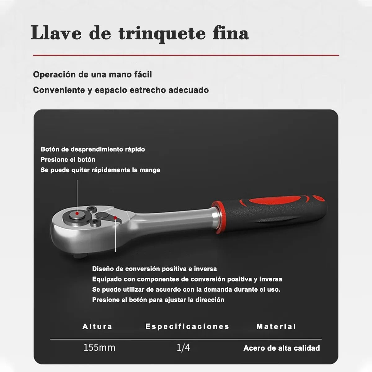 Kit de Herramientas con 46 Piezas Alta Calidad