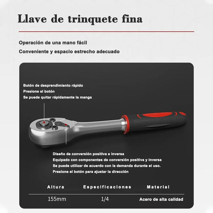 Kit de Herramientas con 46 Piezas Alta Calidad