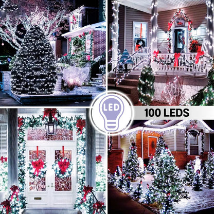 2x1 Luces Solares Navideñas 24 metros