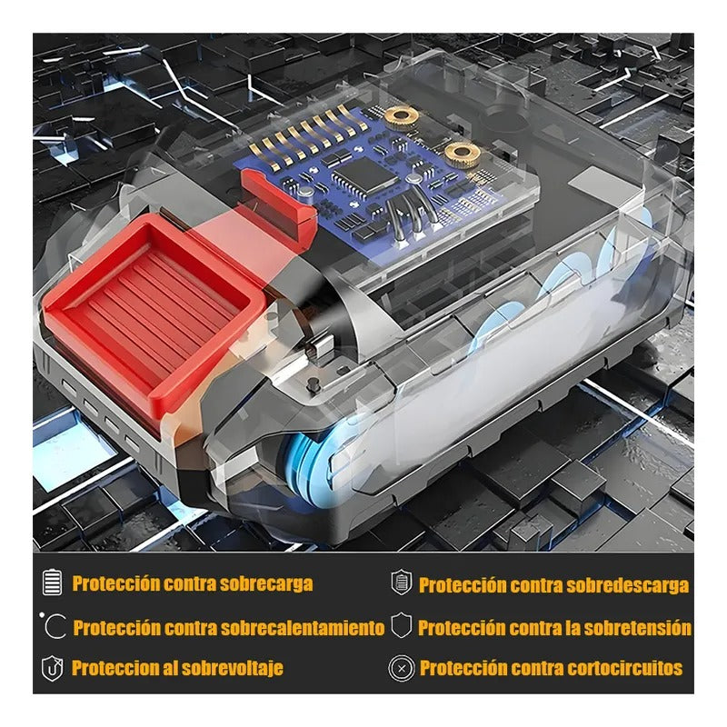 Kit Taladro Portatil Electrico 2 baterias