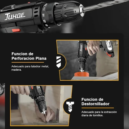 Kit Taladro Portatil Electrico 2 baterias