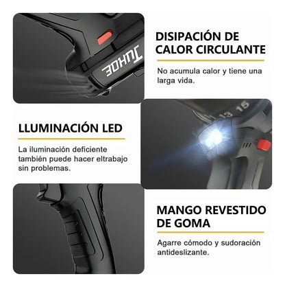 Kit Taladro Portatil Electrico 2 baterias