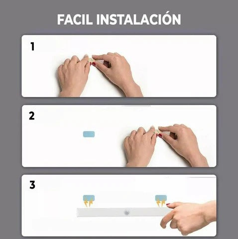 Focos de Luz Led 6 Piezas Sensor Movimiento