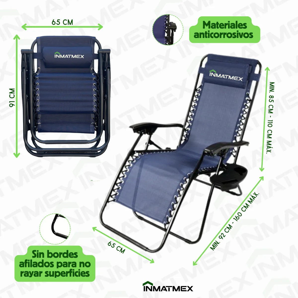 Silla Camastro Gravedad Cero