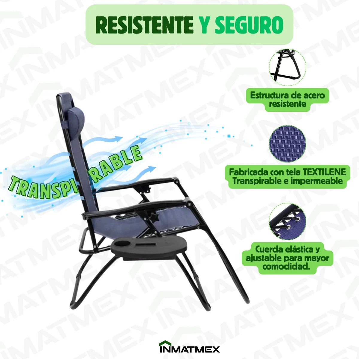 Silla Camastro Gravedad Cero