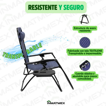 Silla Camastro Gravedad Cero