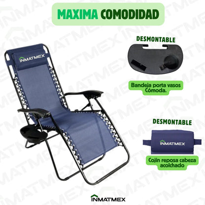 Silla Camastro Gravedad Cero