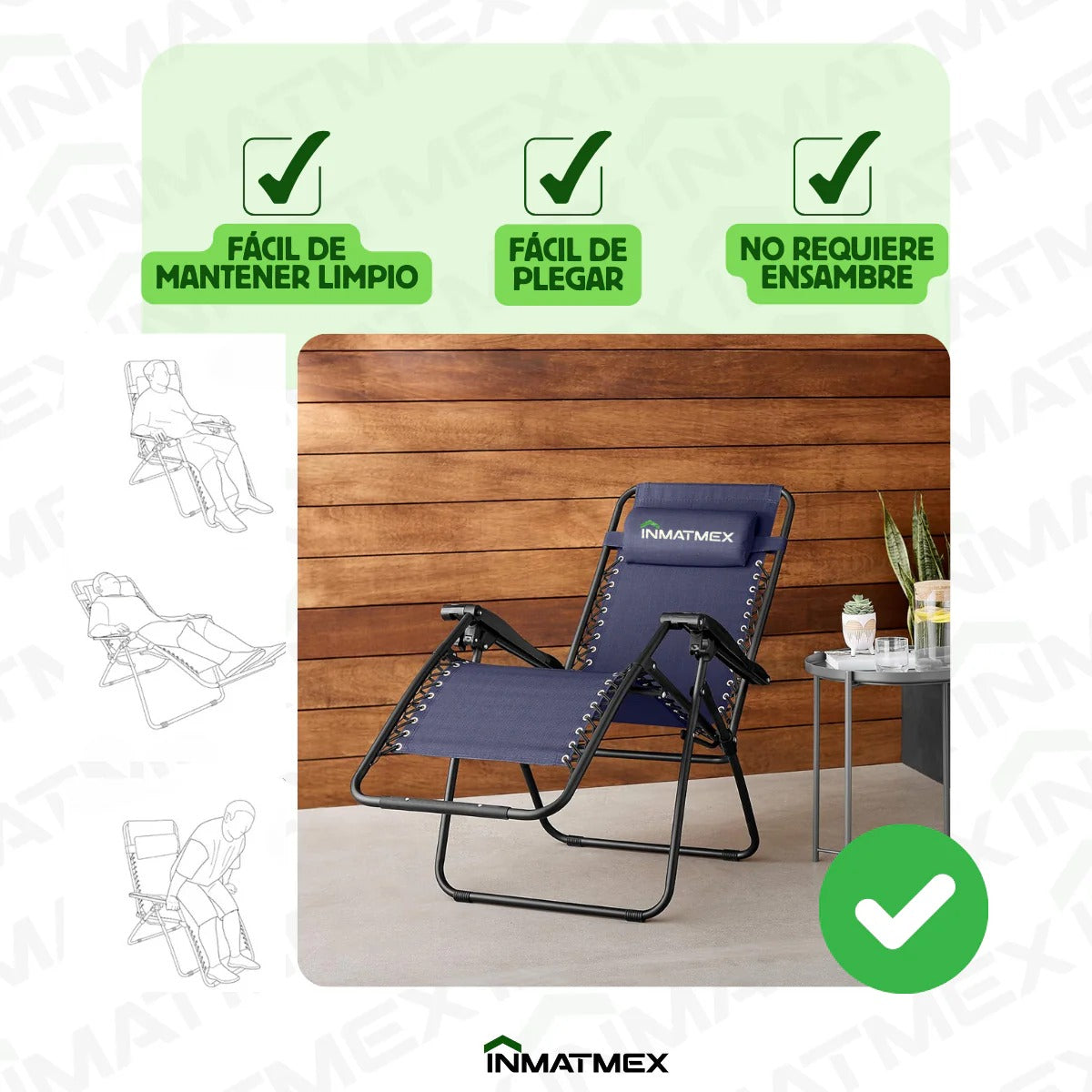 Silla Camastro Gravedad Cero