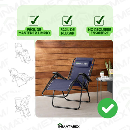 Silla Camastro Gravedad Cero