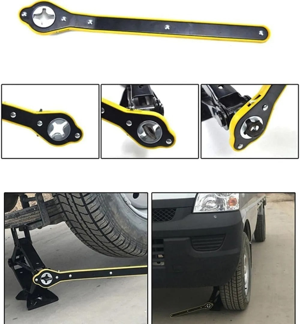 2x1 Llave de Trinquete Para Gato Universal