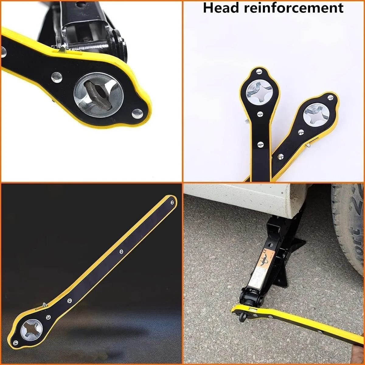 2x1 Llave de Trinquete Para Gato Universal