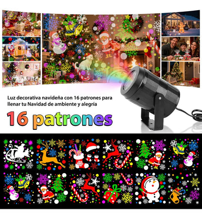 Proyector Navideño Luces Led