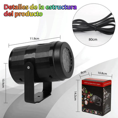 Proyector Navideño Luces Led
