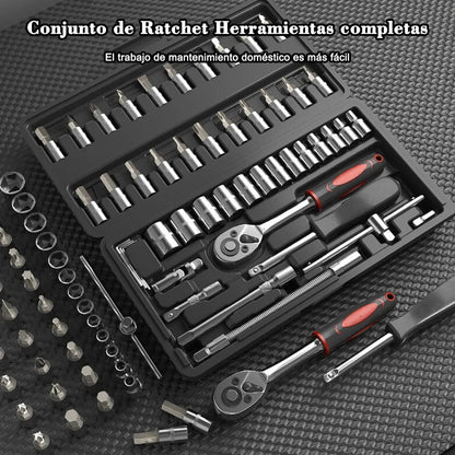 Kit de Herramientas con 46 Piezas Alta Calidad