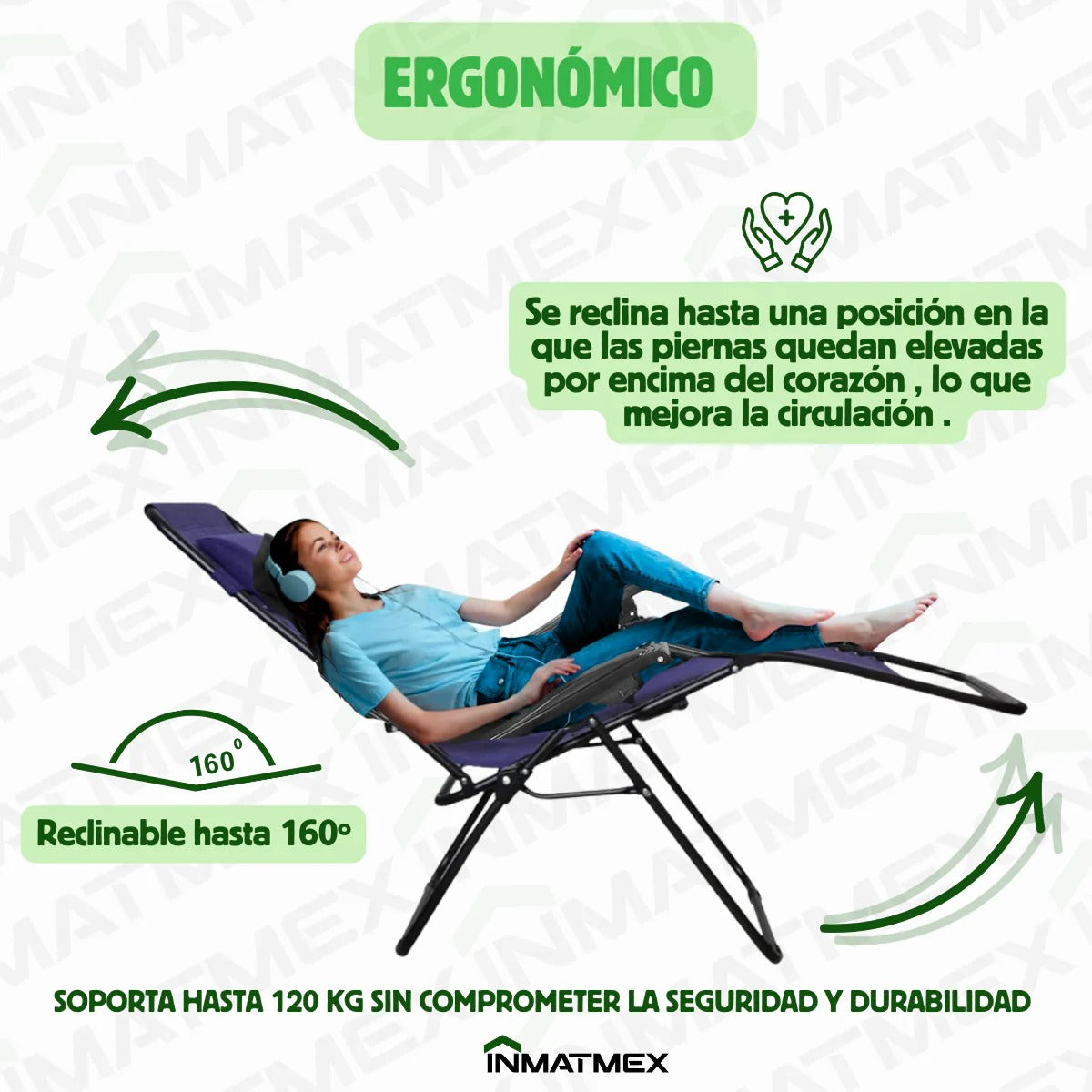 Silla Camastro Gravedad Cero