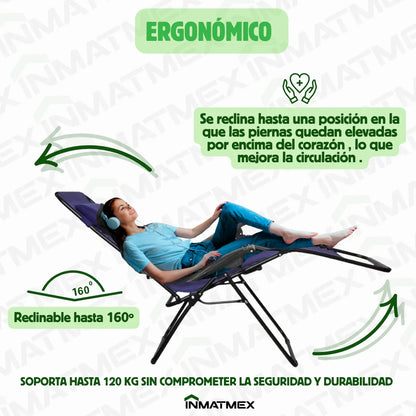 Silla Camastro Gravedad Cero