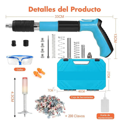 Pistola de Clavos Alta Calidad + 100 Clavos Gratis
