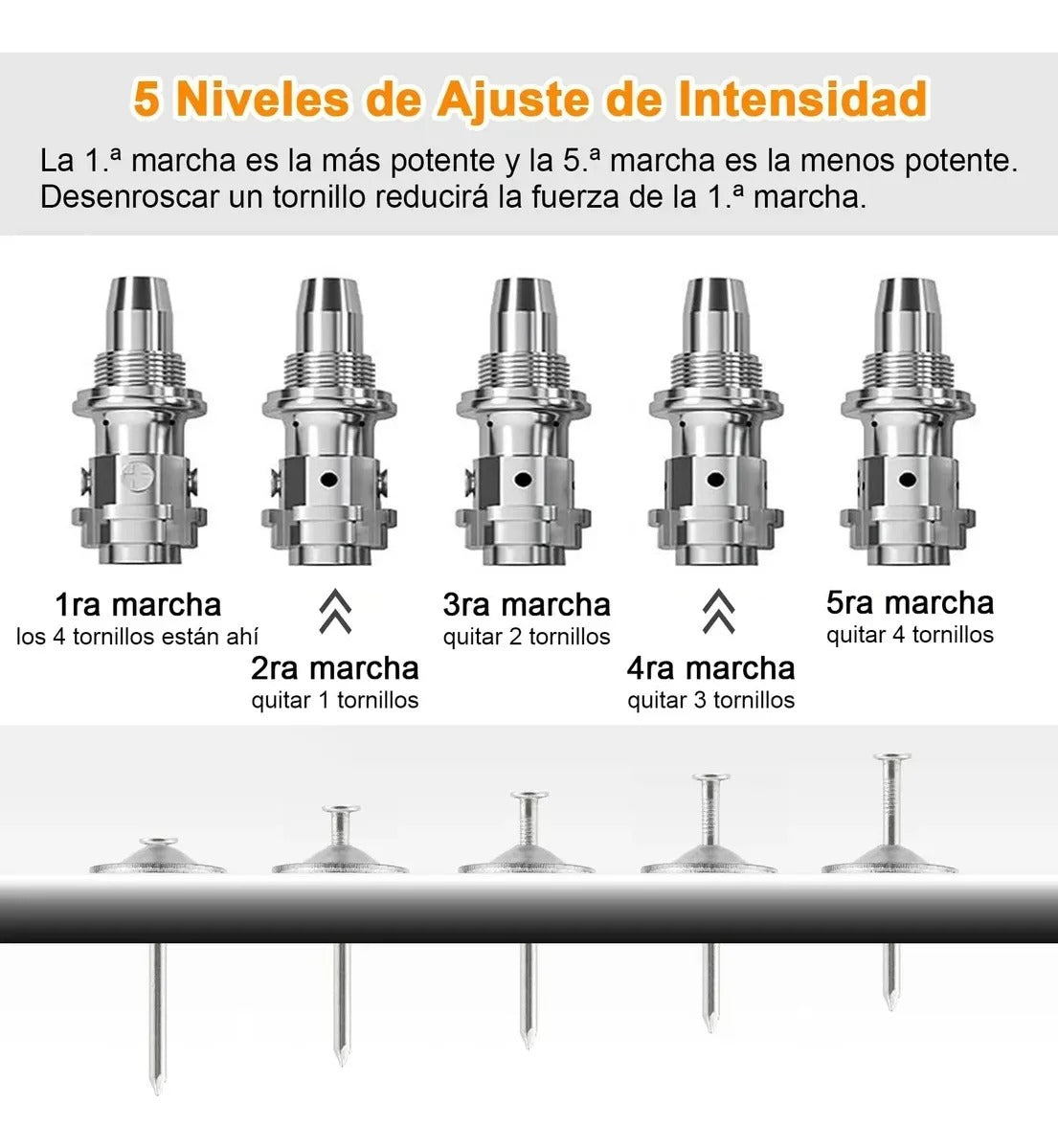 Pistola de Clavos Alta Calidad + 100 Clavos Gratis